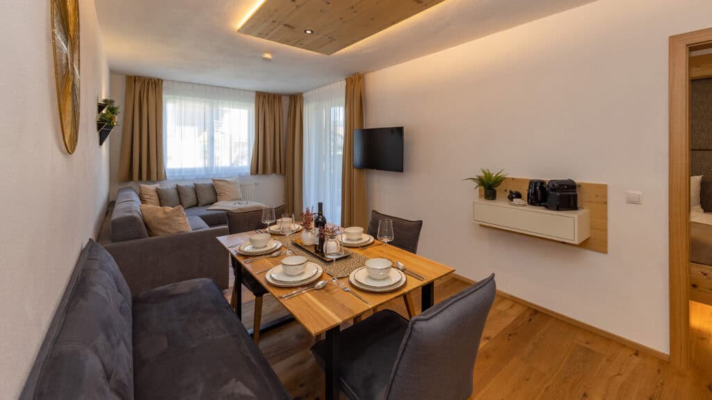 FESH LIVING Esszimmer Wohnzimmer Esstisch Kaffeemaschine