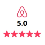 Airbnb rating 5.0